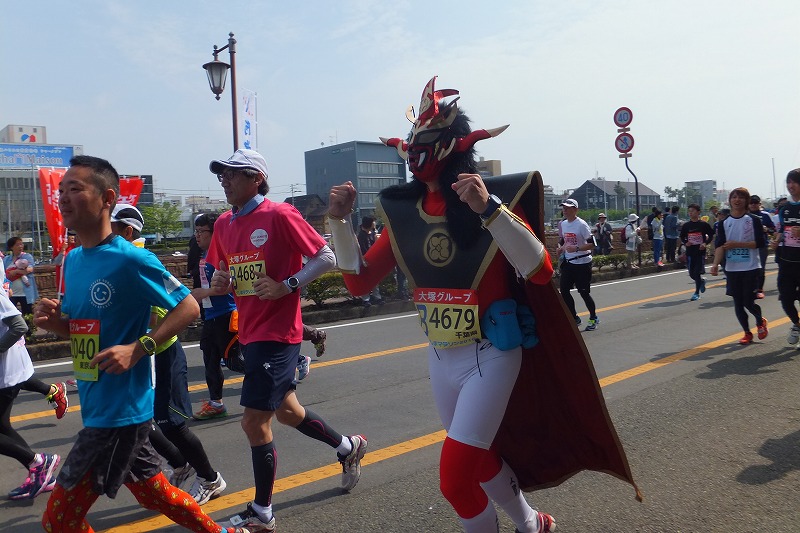 徳島マラソン　とくしまマラソン　2016年　仮装ランナー