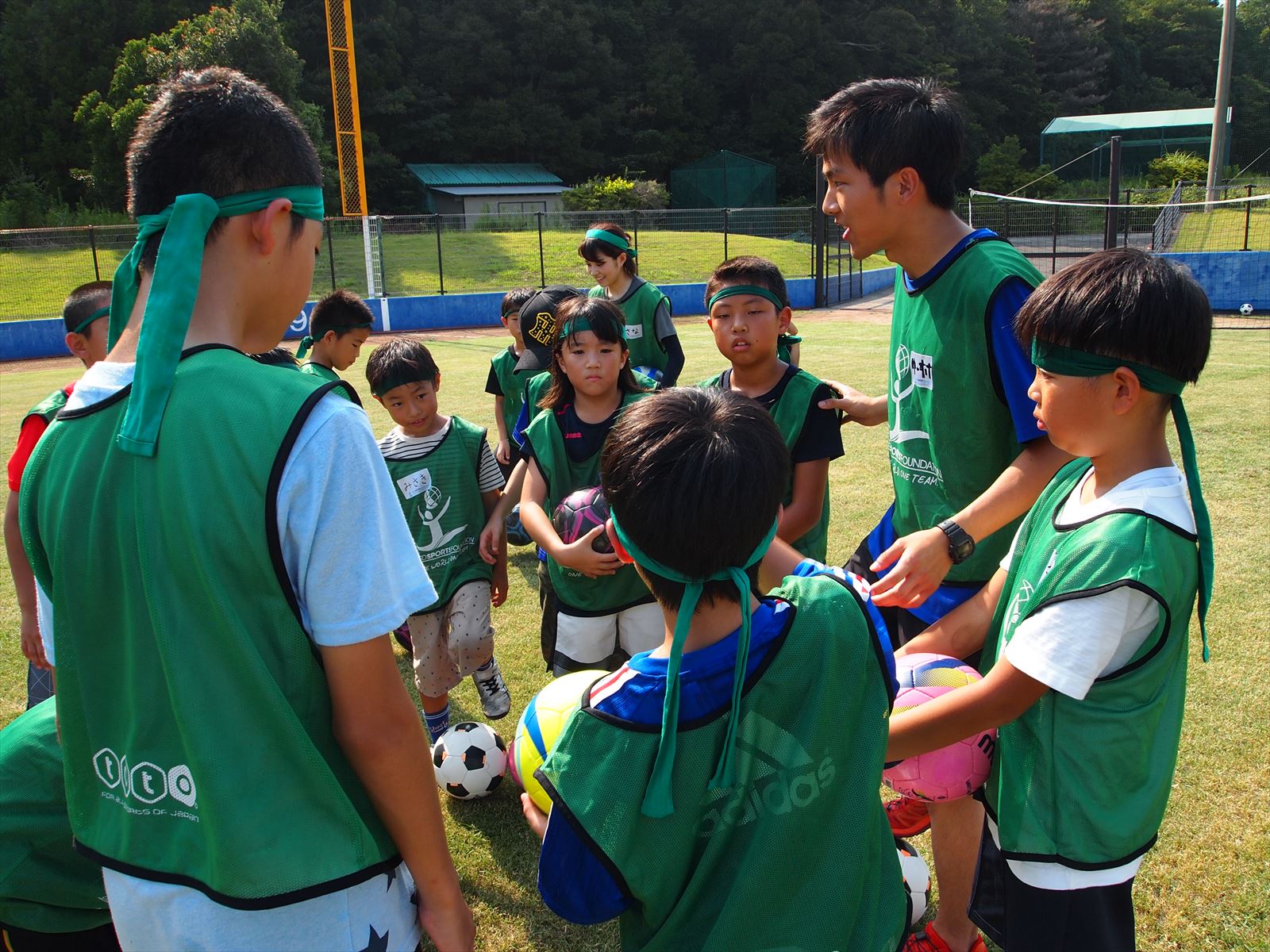 USFスポーツキャンプin徳島 まぜのおか 小学生 ボランティア サッカー 阿部一樹