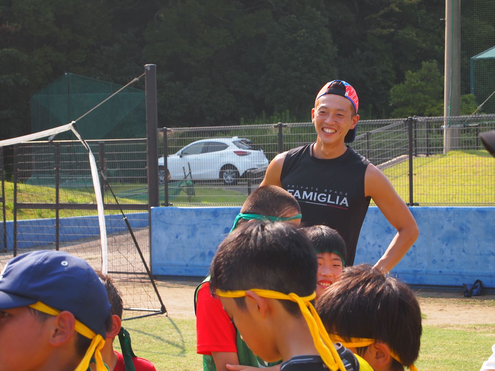 USFスポーツキャンプin徳島 まぜのおか 小学生 ボランティア サッカー 阿部一樹
