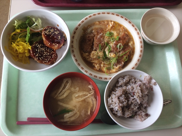 徳島県庁　食堂　食券　ご飯自由　雑穀米