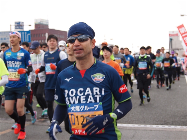 徳島ヴォルティス　とくしまマラソン2019　Ｊリーグユニ勢