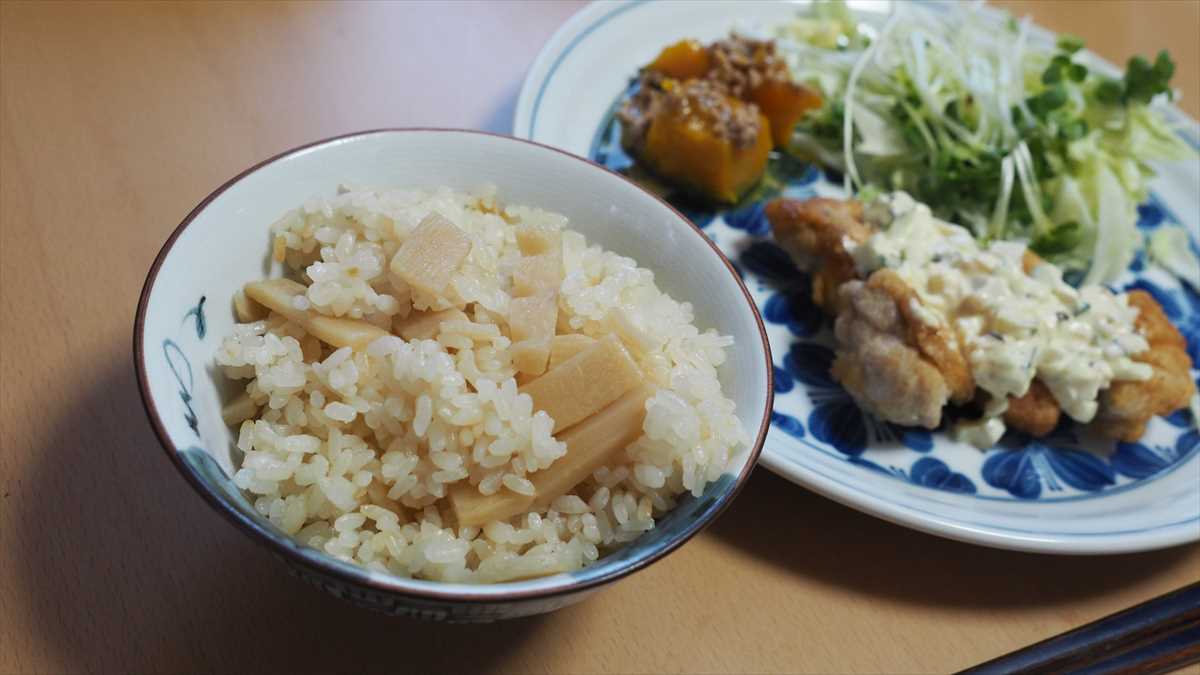 徳島県阿南市新野町　北村食品　たけのこ釜飯
