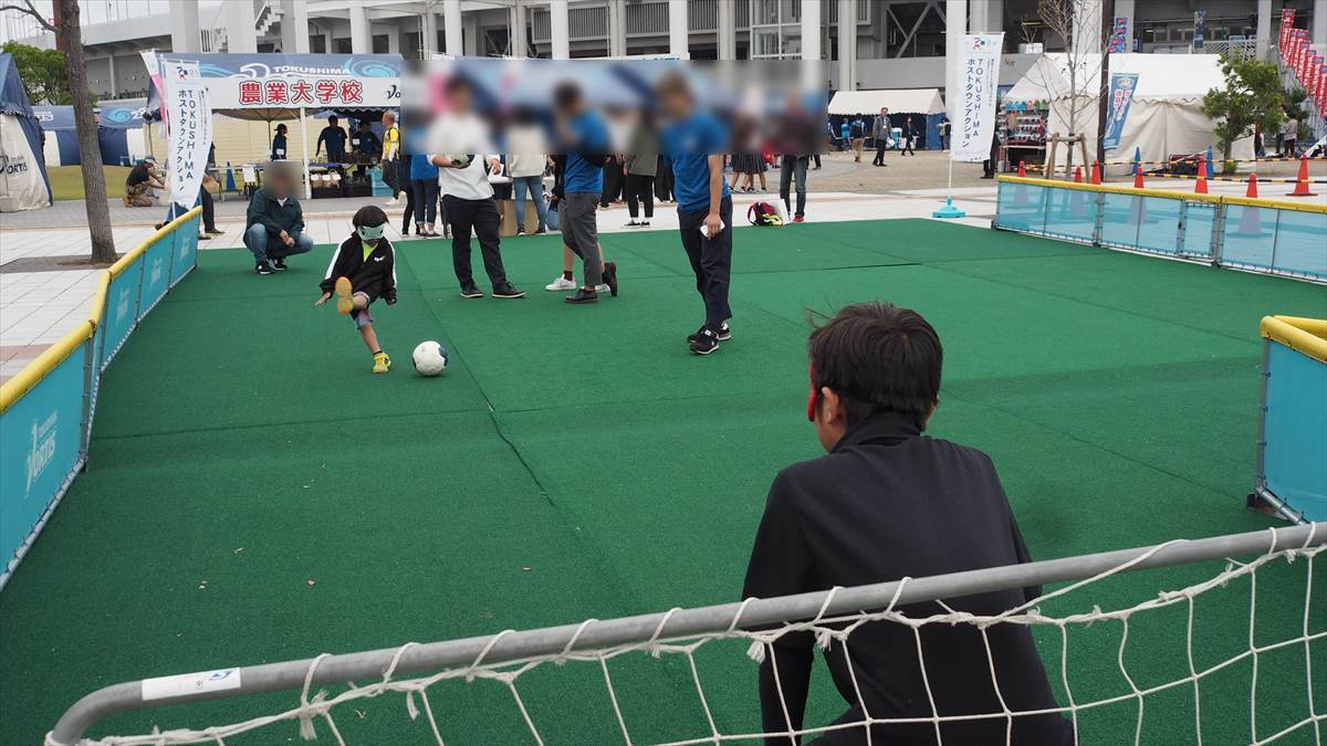 徳島ヴォルティスvsファジアーノ岡山　スタジアム学園祭　ブラインドサッカー